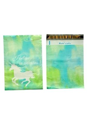 Unicorn Polymailers 10x13 Set of 15 Cute Boutique Shipping Bags NEW